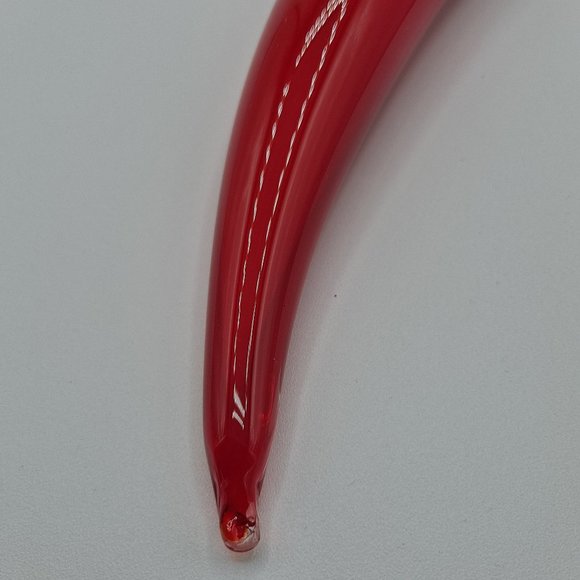 Red Hot Blown Glass Chili Pepper - Picture 4 of 4